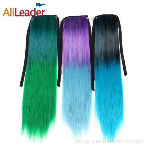 Ombre Color Clip-In Ponytail Hair Extension For Women